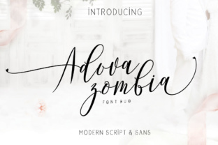 Adova Zombia Typeface for Makers
