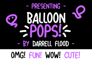 Balloon Pops Font for Playful Web Design