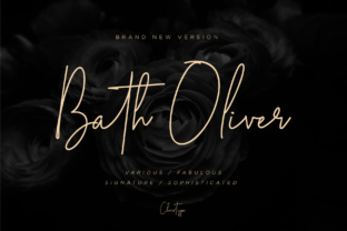 Bath Oliver: The Script Font for Elegant Branding