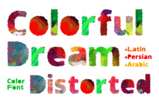 Colorful Dream Distorted Font for Web Design