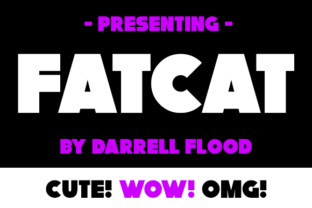 FatCat: A Bold Sans Serif Typeface for Impactful Titles