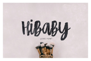 HiBaby Font Review: Organic Hand-Painted Style