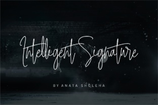 Intelligent Signature Font for Elegant Branding