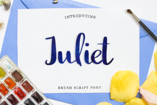 Juliet: A Modern Script Font for Editorial Design