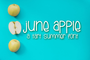 June Apple: A Handwritten Typeface for Gentle Editorial Design
