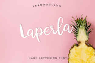 Laperla Font: Elevating Web Design with Handmade Calligraphy