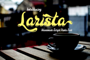 Larista: A Retro Script Font for Editorial Displays