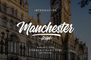 Manchester Script Font for Modern Web Design