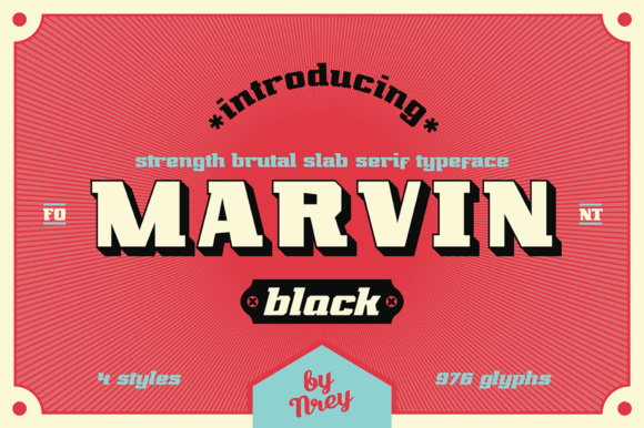 Marvin Black: The Bold Slab Serif Typeface for Branding
