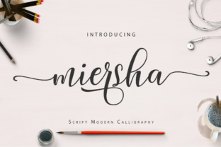 Miersha: A Modern Script Font for Campaigns