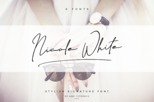 Nicole White: A Signature Font for Elegant Web Design