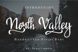 North Valley Font for Whimsical Branding Projects
