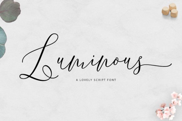 One Luminous Font: Elegant Script for Branding