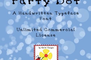 Party Dot Font: A Handwritten Typeface for Editorial Joy