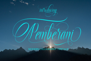 Pemberani: The Script Handwritten Font for Bold Branding