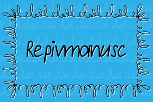 Repivmanusc Font for Relaxed Branding