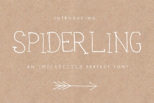 Spiderling Font: Perfectly Imperfect Hand Lettering