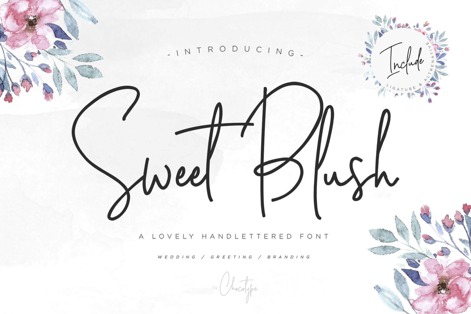 Sweet Blush Font for Editorial Design