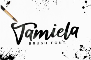 Tamiela: A Bold Script Font for Web Headers