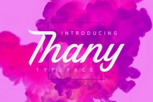 Thany Font: Elevate Your Brand with Painterly Headlines