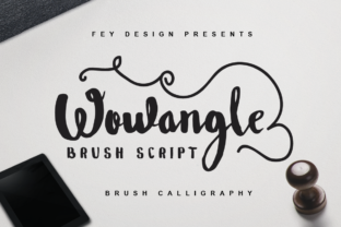 Wowangle Typeface for Modern Web Design