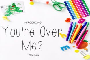 You re over Me Font for Clean Brand Identity